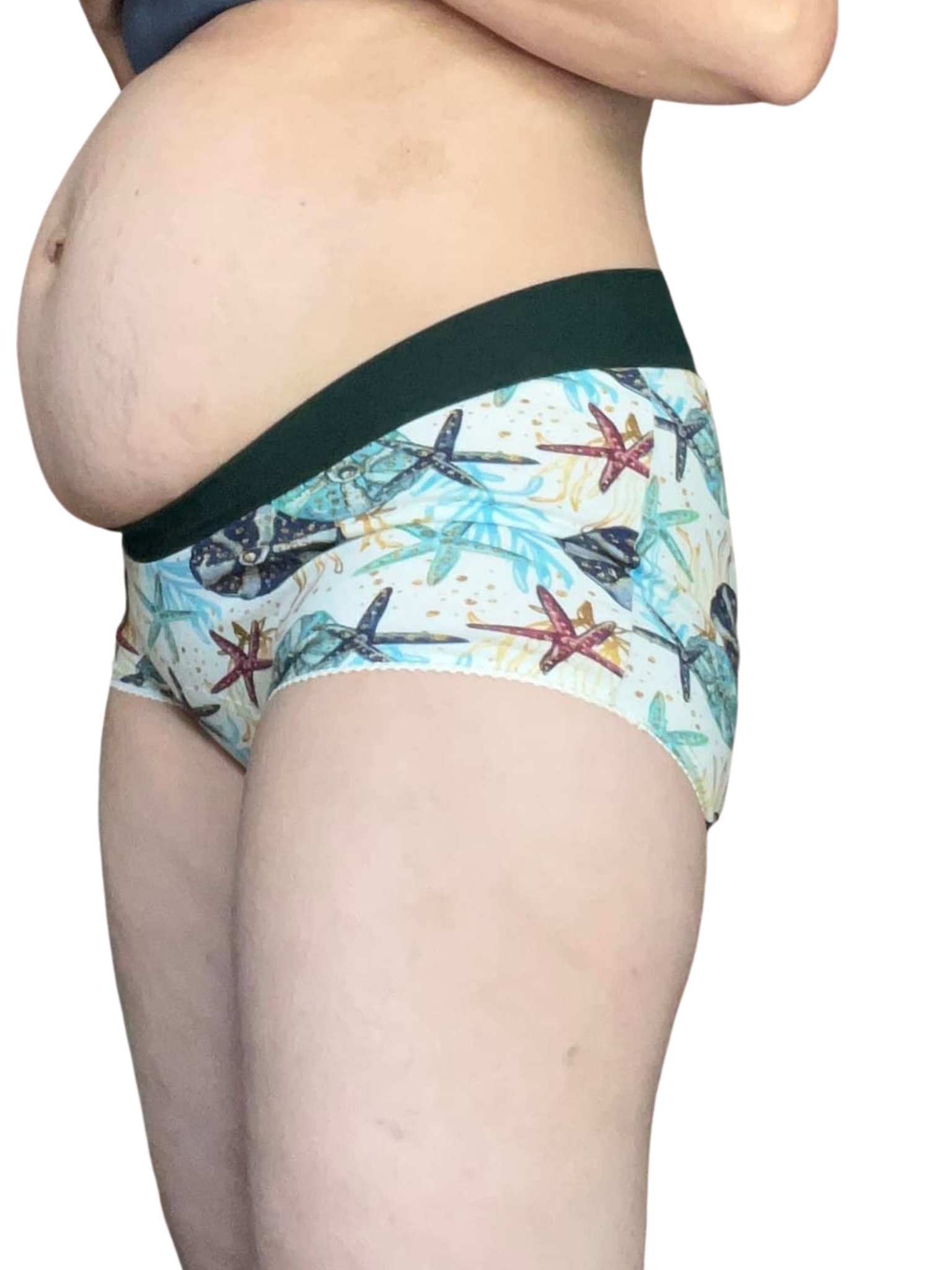 UNDERBELLY Maternity Shorties PDF Sewing Pattern Bum Huggers Panties  Pregnancy Underwear Yawning Mama Tutorial 
